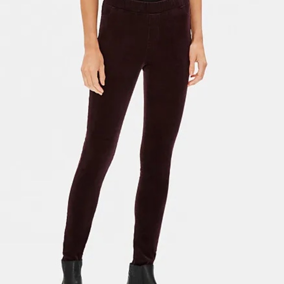 NWT EILEEN FISHER ORGANIC TENCEL CORDUROY XXS FALL/Winter JEGGINGS/leggings nice - Picture 3 of 7
